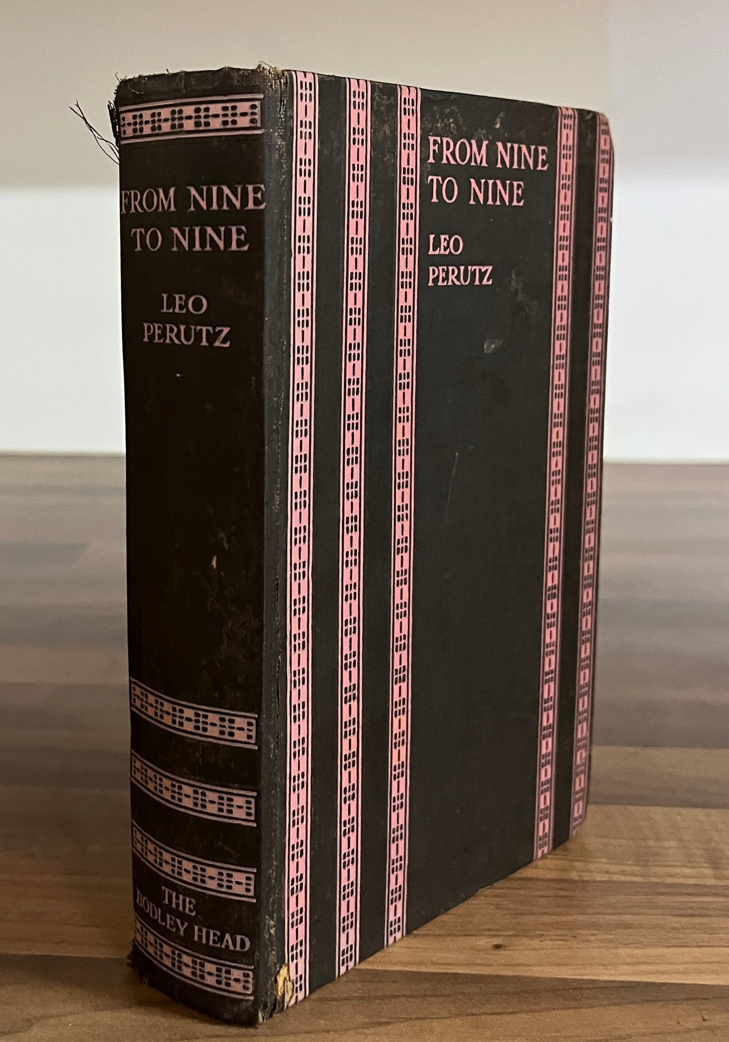 From Nine to Nine by Leo Perutz Hardcover 1st UK Edition 1927
