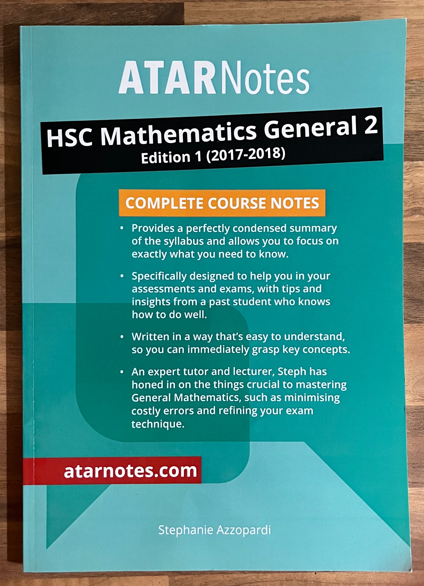 ATAR Notes: NSW Year 12 Mathematics General 2 2017-2018 Complete Course Notes