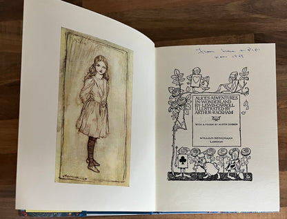 Alice's Adventures in Wonderland by Lewis Carroll, Arthur Rackham HC/DJ 1989