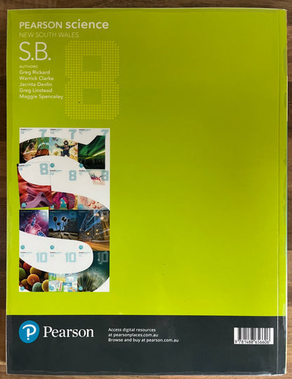 Pearson Science NSW 8 Student Book + eBook (Pearson)
