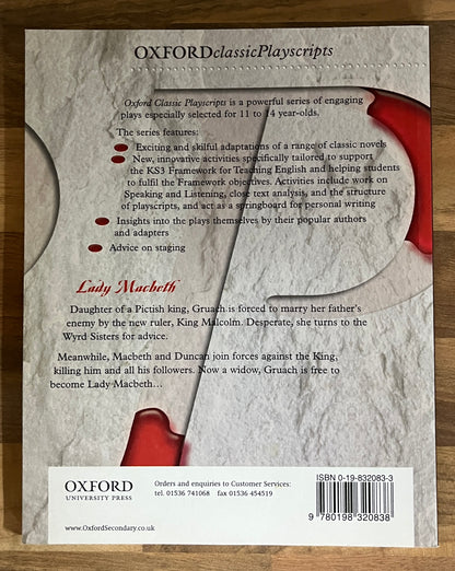 Oxford Classic Playscripts: Lady Macbeth by David Calcutt