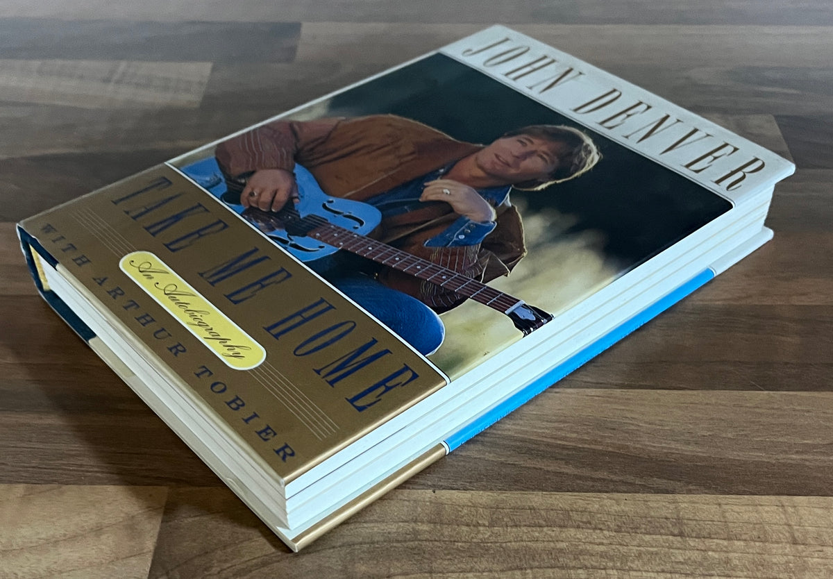 John Denver Take Me Home, An Autobiography with Arthur Tobier,  HC/DJ, 1st Print