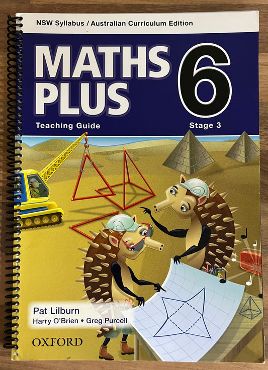 Maths Plus 6 Teaching Guide: NSW Syllabus Stage 3 Australian Curriculum Edition, 2013