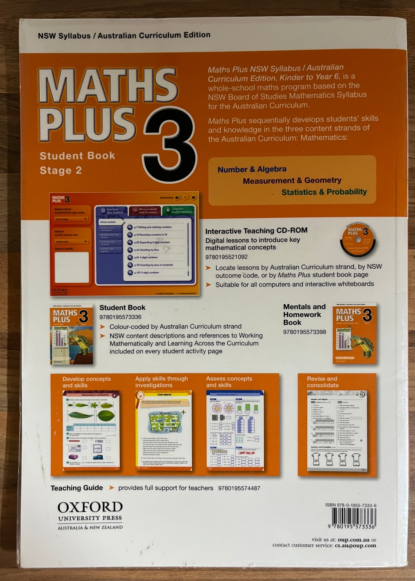 Maths Plus 3 Stage 2 Student Book NSW Syllabus Australian Curriculum Edition, 2013