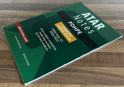 ATAR Notes: NSW Year 12 PDHPE Complete Course Notes 2020-2022