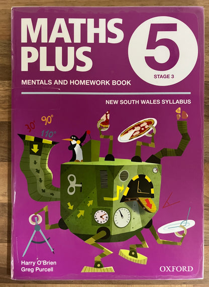 Maths Plus Book 5 Stage 3 Mentals and Homework Book NSW Australian Curriculum Edition , 2013