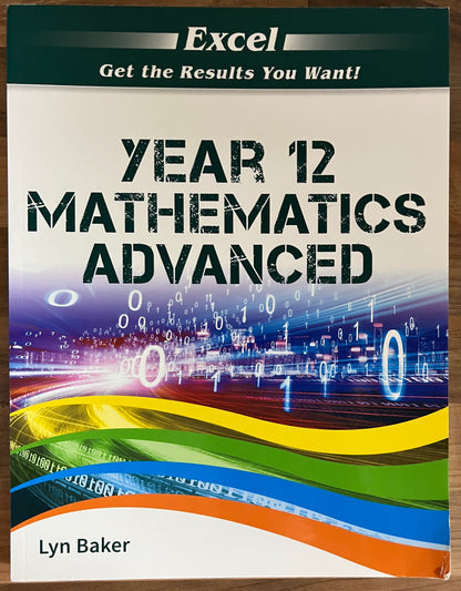 Excel Year 12 Advanced Mathematics Study Guide + STUDY CARDS (2020)