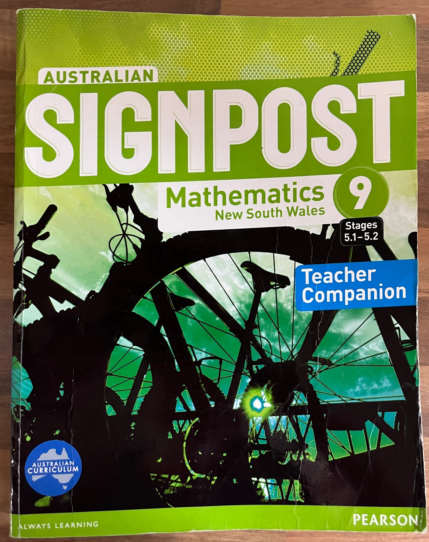 Australian Signpost 9 Stages (5.1-5.2) Mathematics NSW Teacher Companion (Pearson)