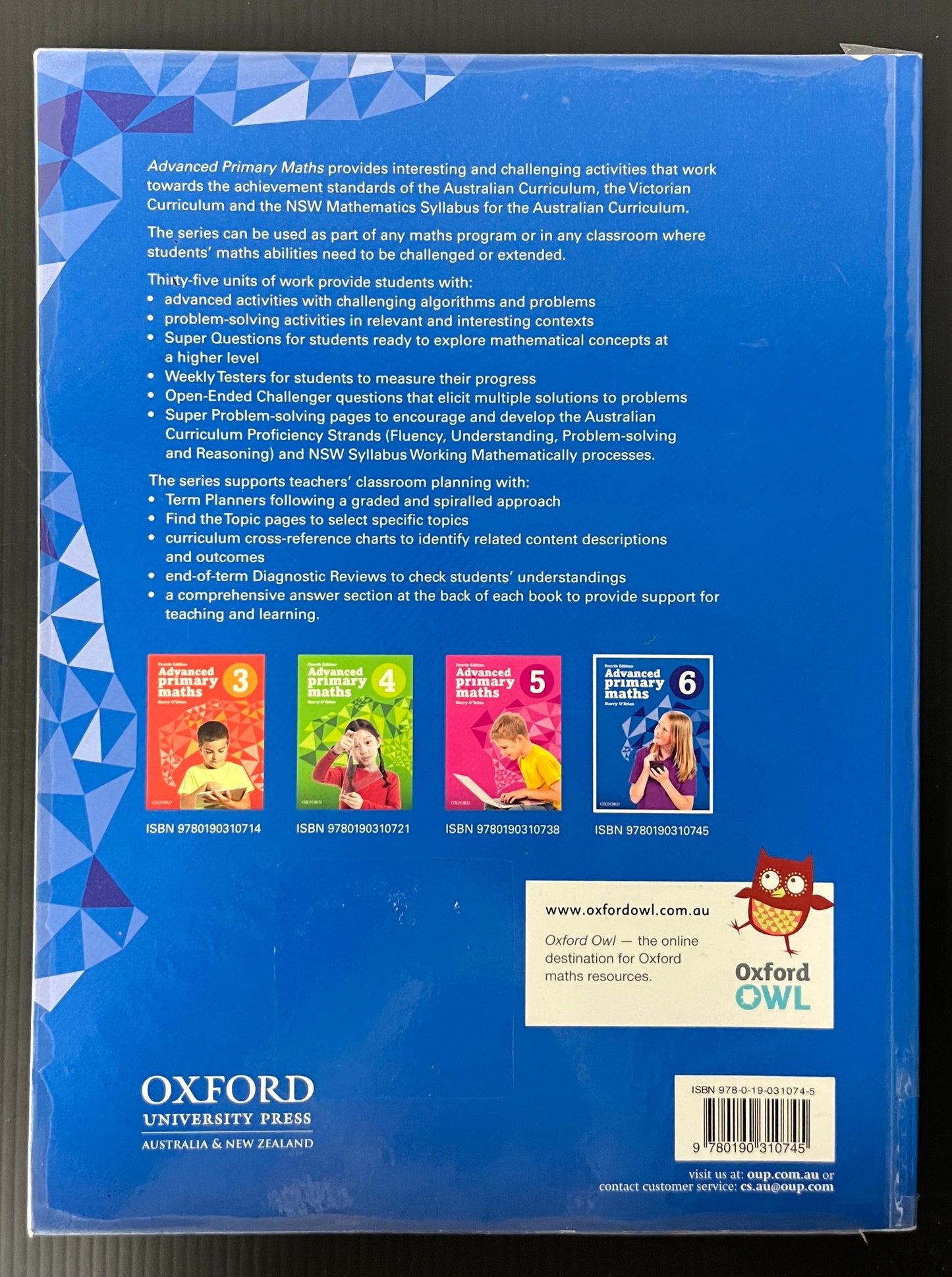 Advanced Primary Maths 6, 4th Edition - Harry O'Brien, 2018