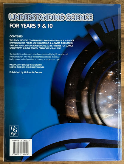 Understanding Science for Years 9 & 10 Compiled by Catherine Odlum