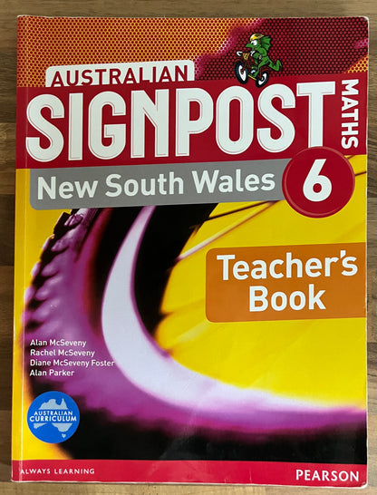 Australian Signpost Maths New South Wales Year 6 Teacher's Book, 2013