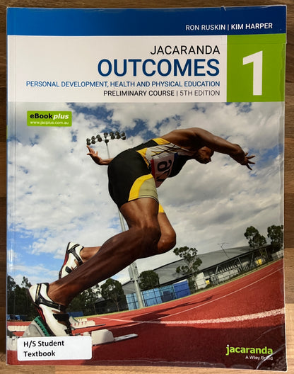 Jacaranda Outcomes 1 PDHPE Preliminary Course Student Book + eCode, 5th Edition