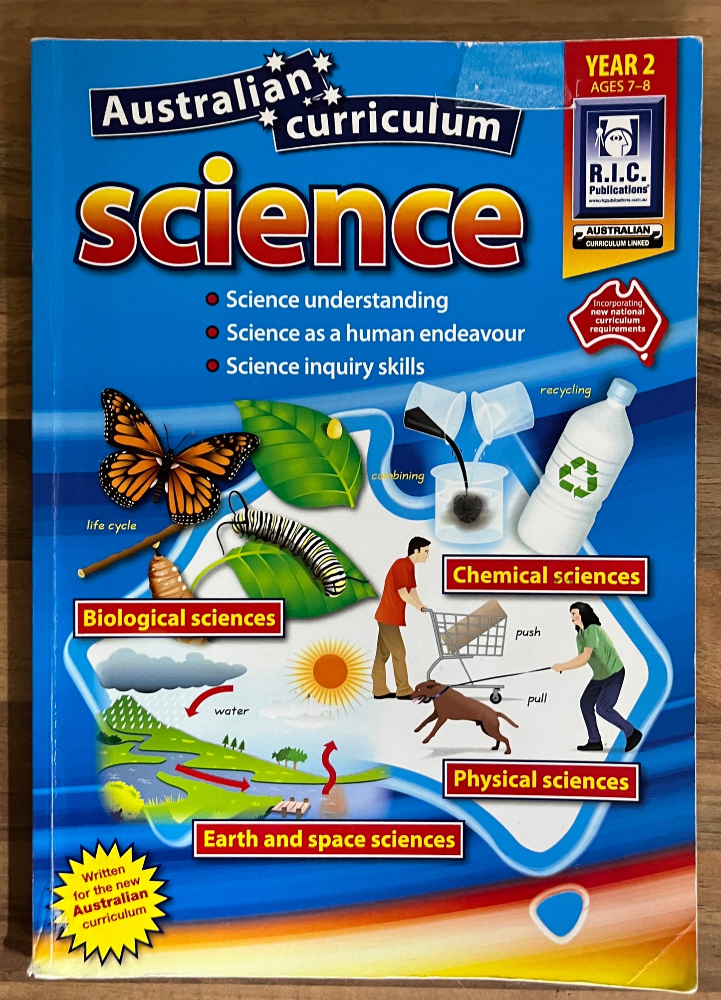 Australian Curriculum Science Year 2, Ages 7-8, R.I.C. (Ex-Libris)