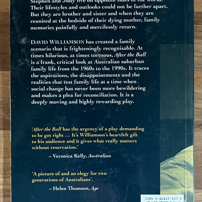 After the Ball by David Williamson (Currency Press)