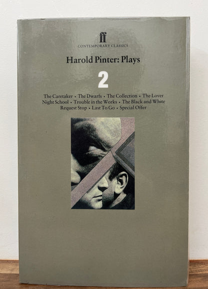 Harold Pinter Plays 2: The Caretaker; Night School; The Dwarfs; The Collection; The Lover (Faber)