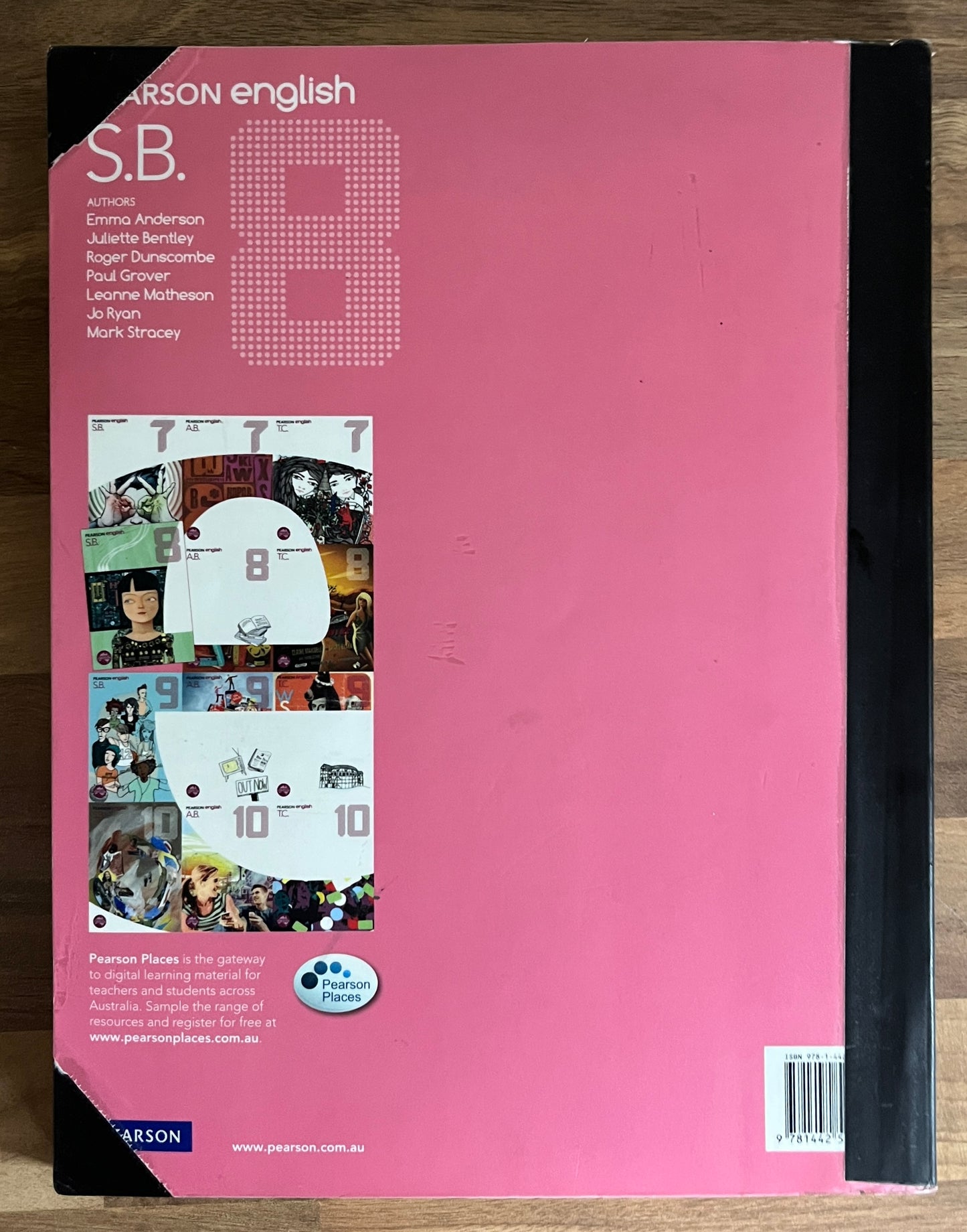 Pearson English 8 Student Book  (ex-library) by Emma Anderson et al