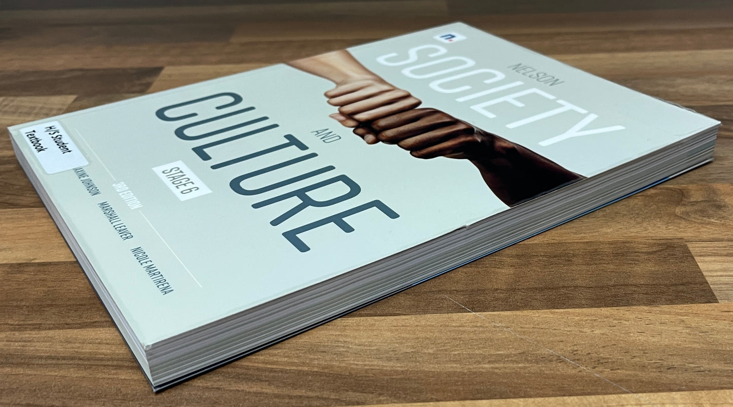 Nelson Society and Culture:Stage 6, Print + Digital 3rd Edition