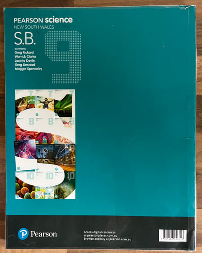 Pearson Science NSW 9 Student Book + eBook by Greg Rickard et al