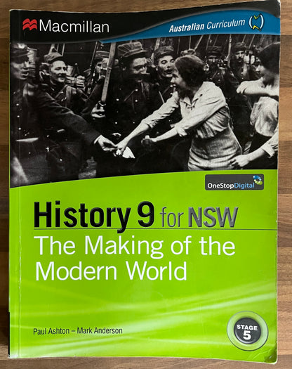 Macmillan History 9 for NSW: The Making of the Modern World Textbook