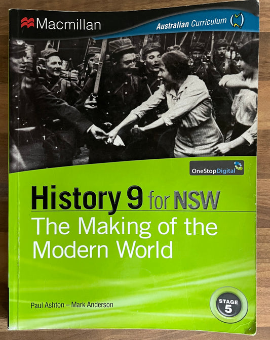 Macmillan History 9 for NSW: The Making of the Modern World Textbook