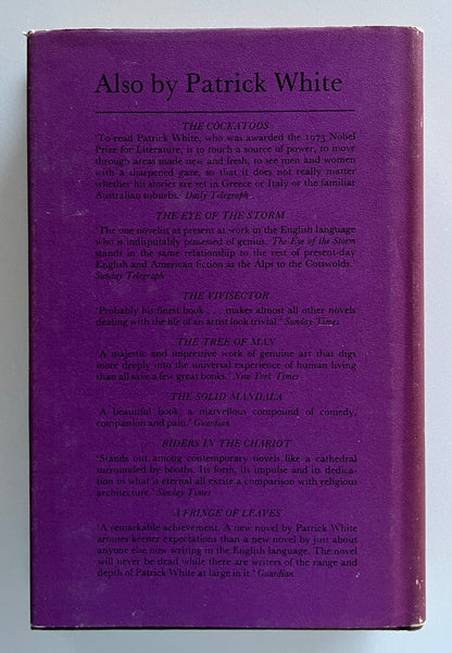 The Twyborn Affair by Patrick White Hardcover/DJ, First Ed. 1979 (Nobel Prize)