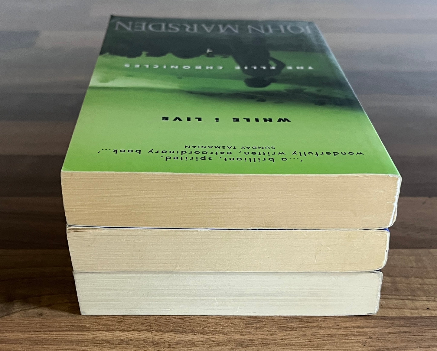 Set of 3  Ellie Chronicles, While I Live, Incurable, Circle of Flight  by John Marsden
