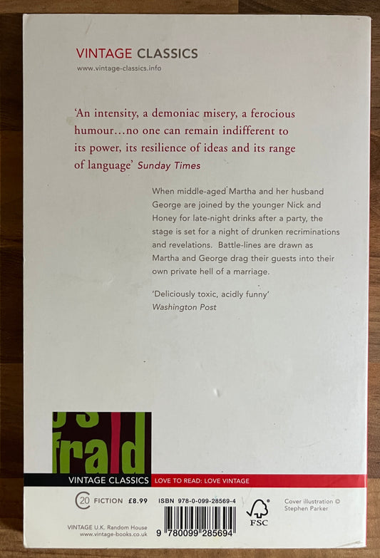 Who's Afraid Of Virginia Woolf by Edward Albee (Vintage)