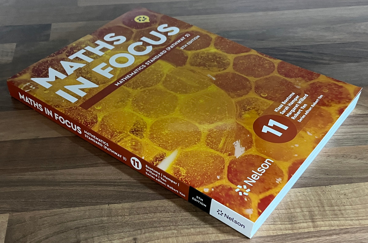 Maths in Focus 11 Mathematics Standard (Pathway 2) Student Book with Nelson MindTap