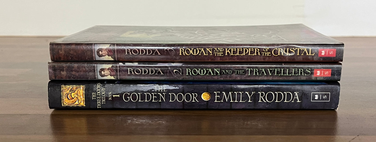 Rowan Of Rin Series #1-3 (Golden Door, Travellers, Keeper of the Crystal) Emily Rodda