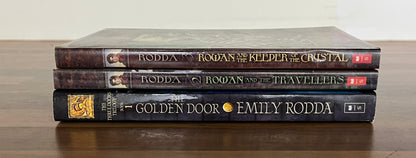 Rowan Of Rin Series #1-3 (Golden Door, Travellers, Keeper of the Crystal) Emily Rodda