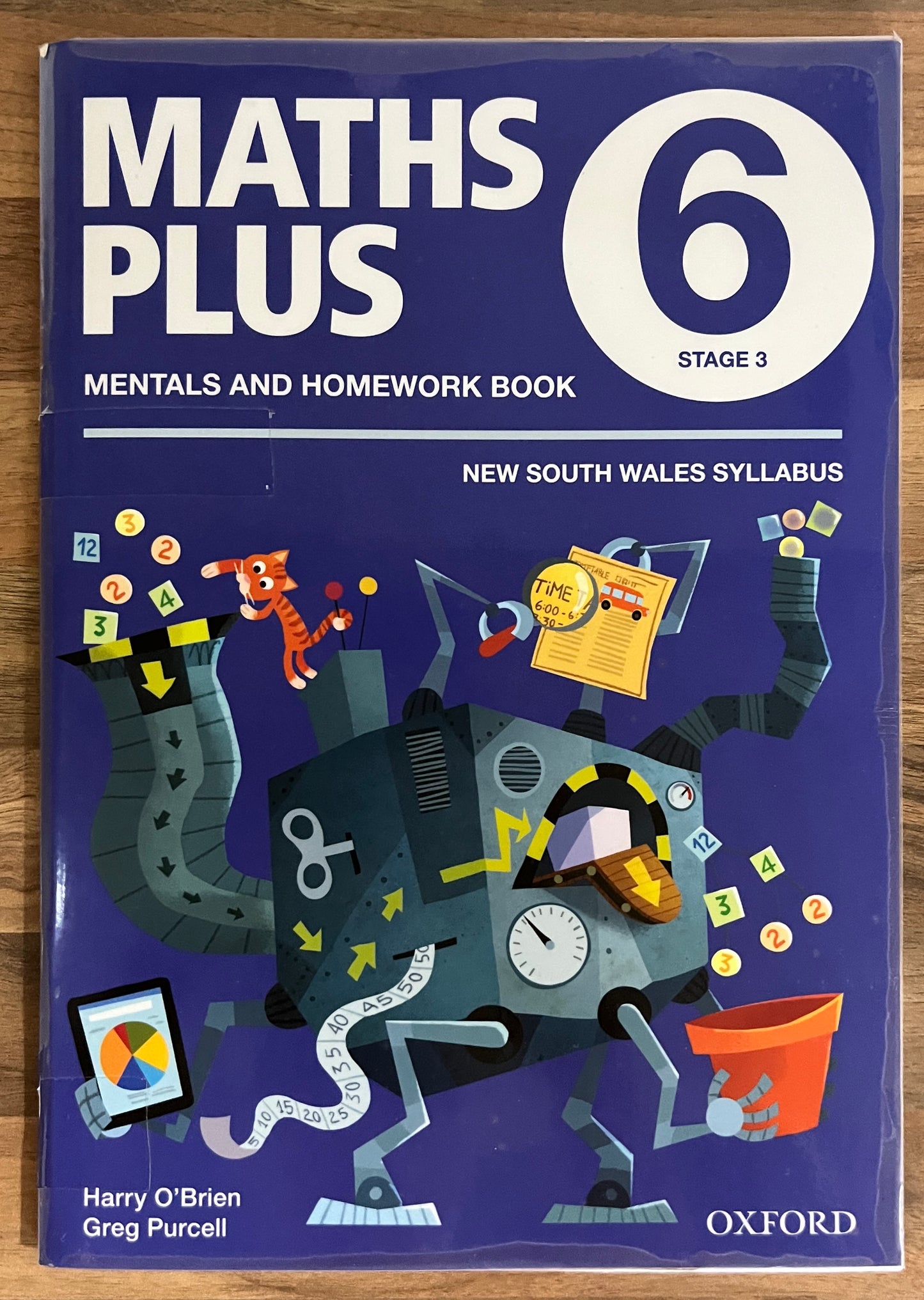 Maths Plus 6 Stage 3 Mentals and Homework Book, NSW Syllabus, 2013