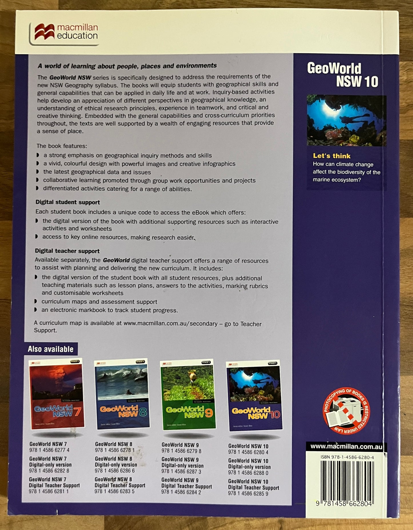 Macmillan GeoWorld NSW 10 Student Book