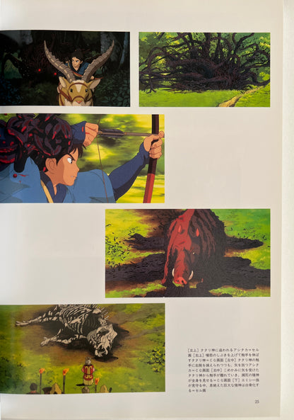 The Art of the Princess Mononoke Hayao Miyazaki Art Book Studio Ghibli Japan