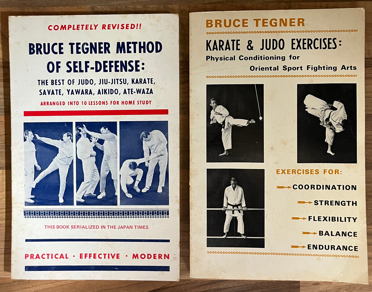 2 x Bruce Tegner Method of Self-Defense / Karate & Judo Exercises