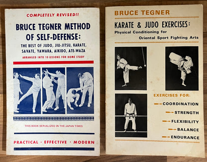 2 x Bruce Tegner Method of Self-Defense / Karate & Judo Exercises