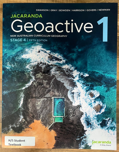 Jacaranda Geoactive 1 NSW AC Geography Stage 4 Print & Digital, 5th Edition