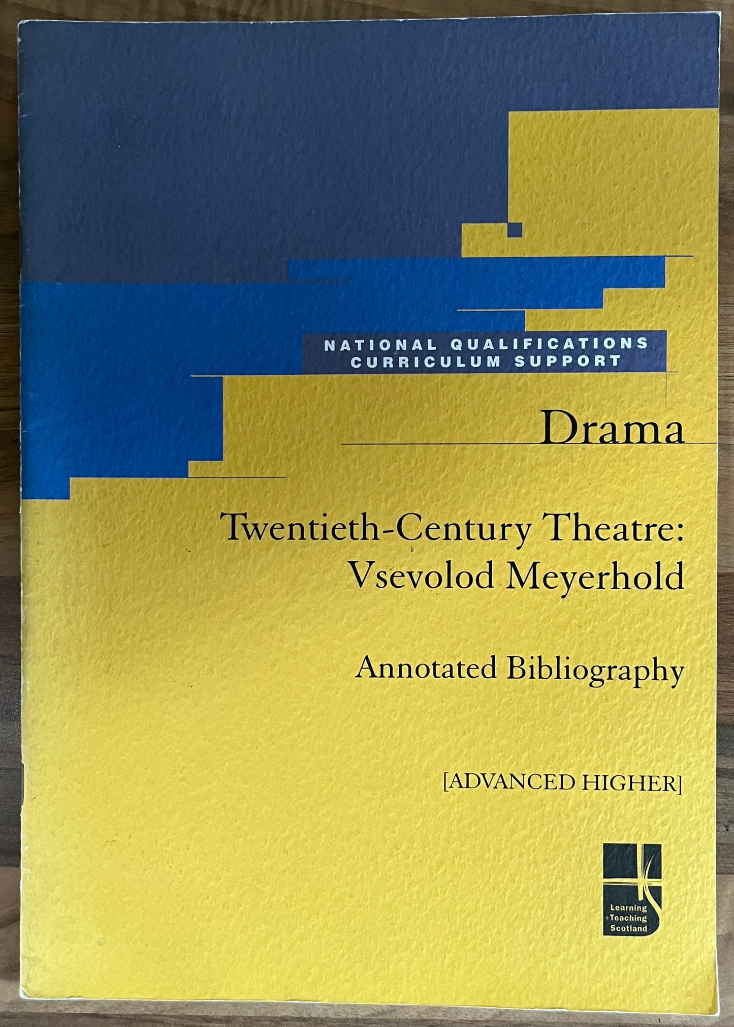 Drama: 20th Century Theatre, Vsevolod Meyerhold, Annotated Bibliography ( Advanced Higher)