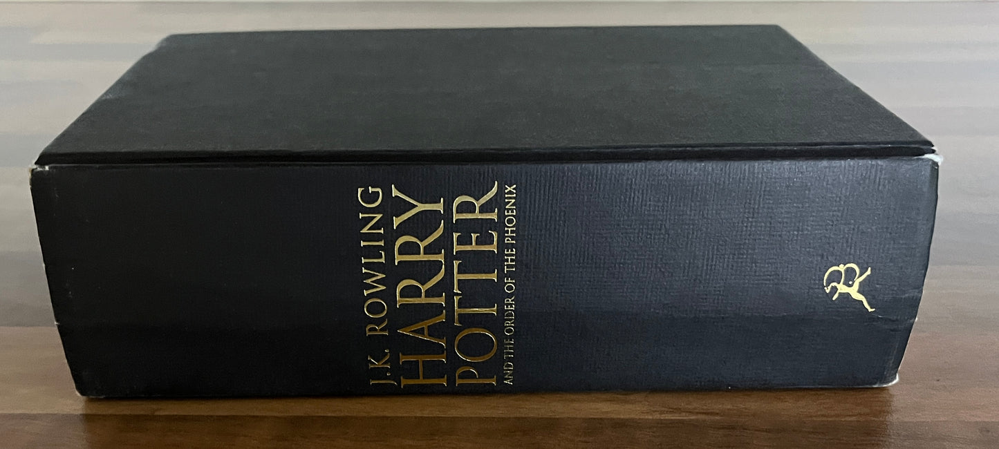 Harry Potter and the Order of the Phoenix J.K. Rowling 1st Print Adult Cover HC/DJ