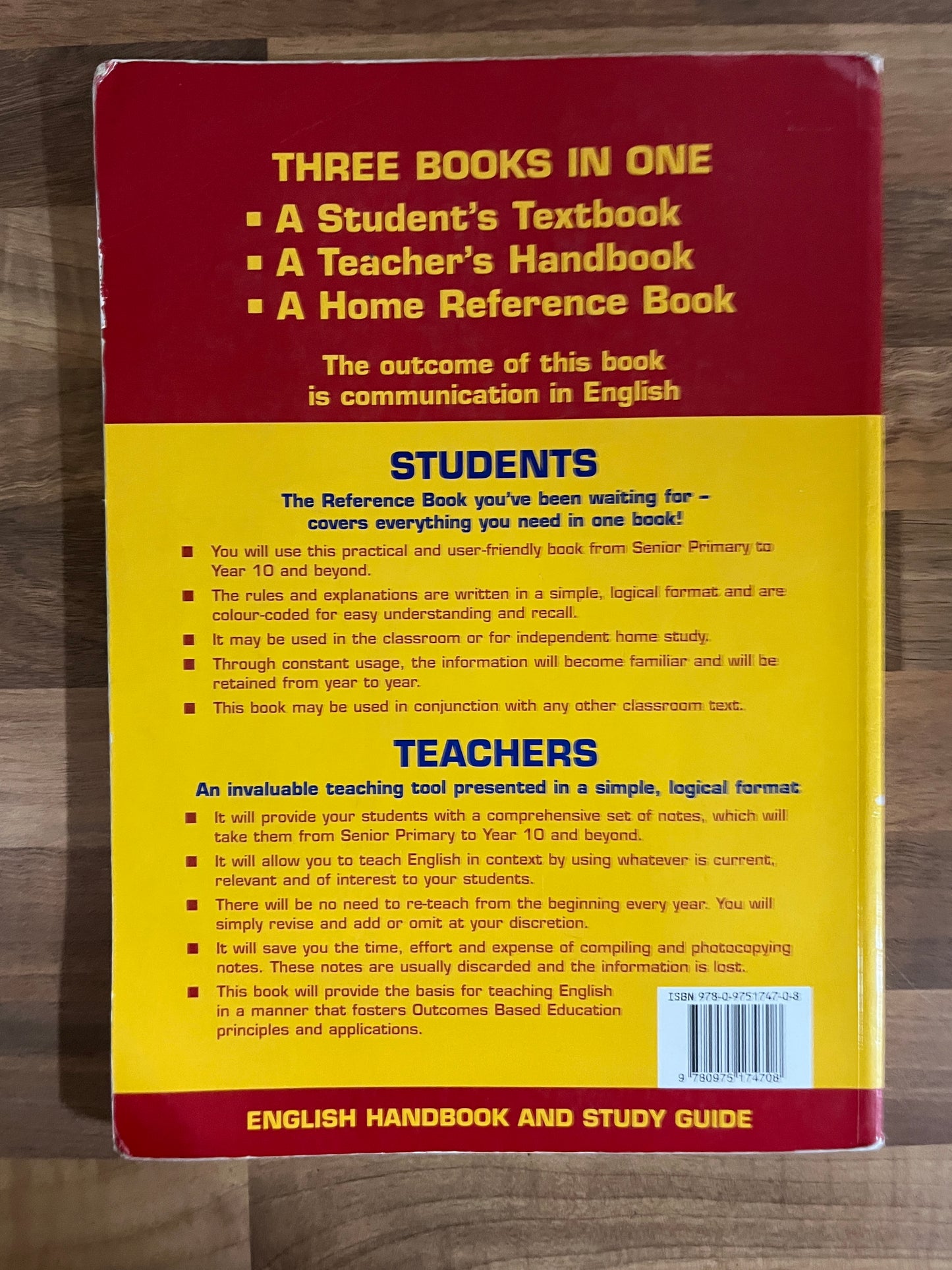 English Handbook and Study Guide by Beryl Lutrin and Marcelle Pincus