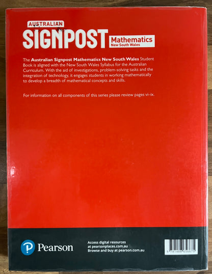 Australian Signpost 10 (5.1-5.2) Mathematics NSW Student Book + eBook (Pearson)