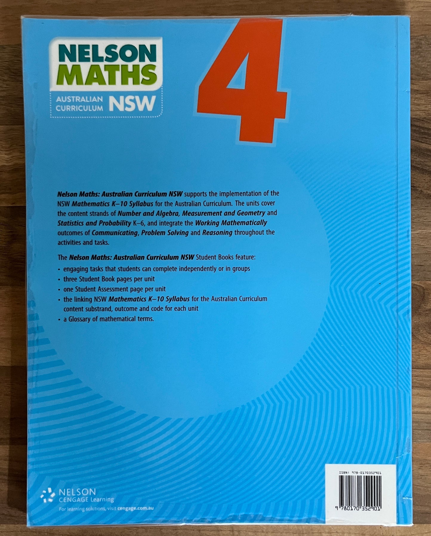 Nelson Maths : Australian Curriculum (NSW) - Student Book 4