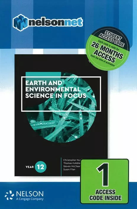 (EBOOK ONLY/EMAILED) Earth and Environmental Science in Focus Year 12 Access Code (FIRM SALE)