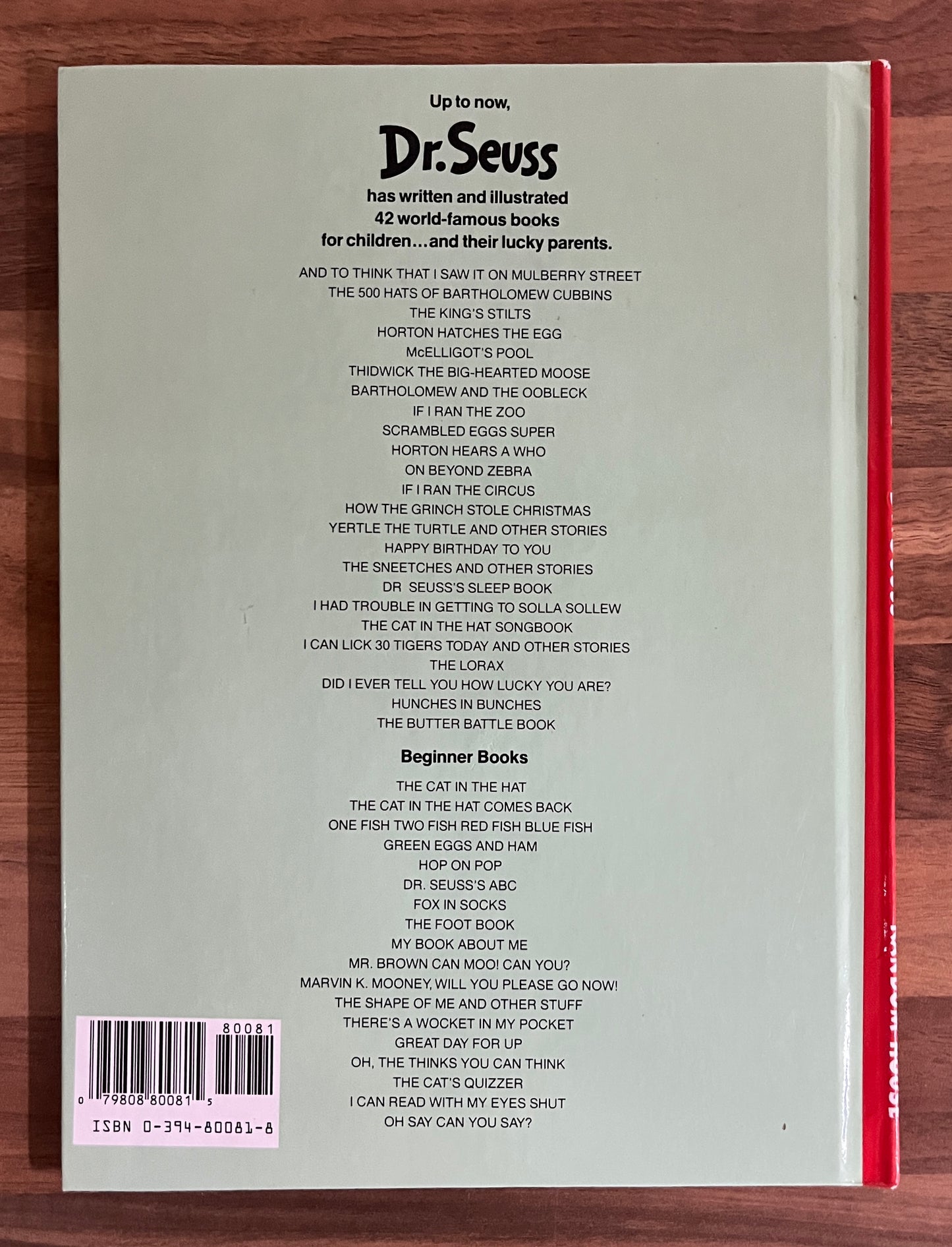 If I Ran the Zoo by Dr. Seuss, Hardcover,  Grolier Book Club Edition, Banned OOP