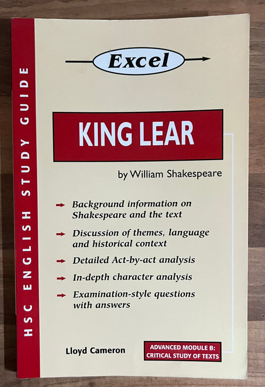 Excel HSC English Study Guide: King Lear by William Shakespeare