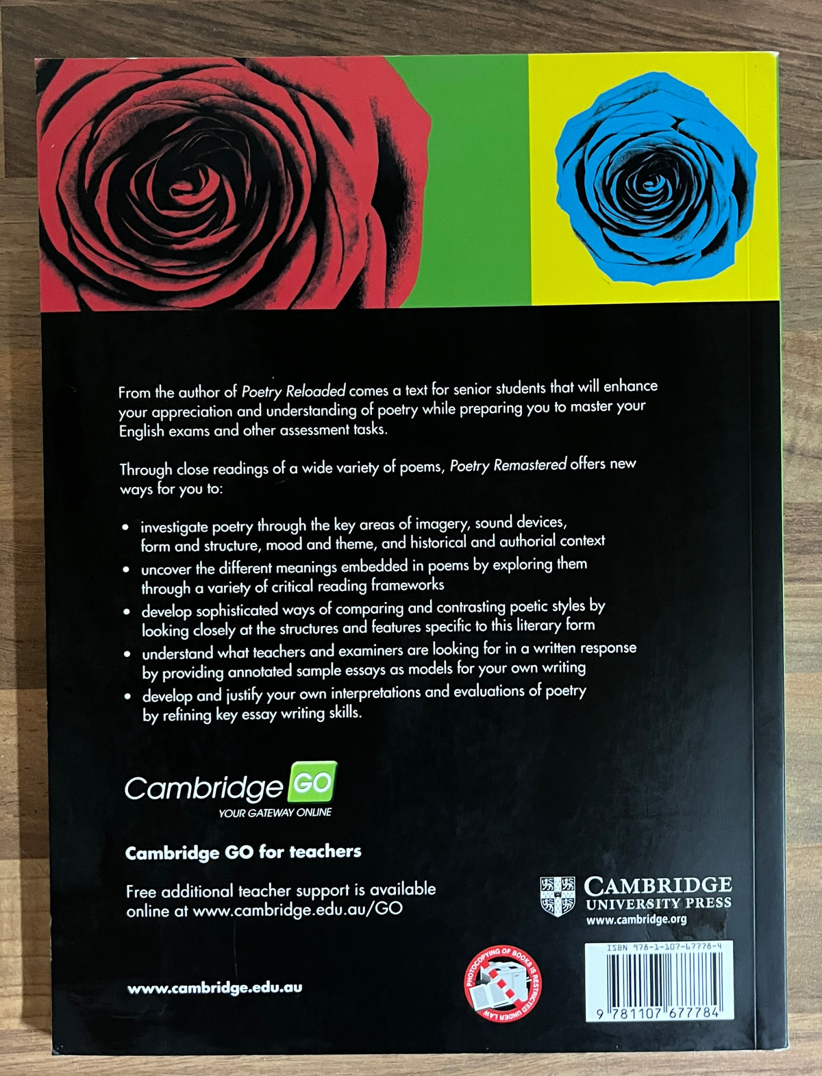 Poetry Remastered: A Practical Guide for Senior Students by Blair Mahoney