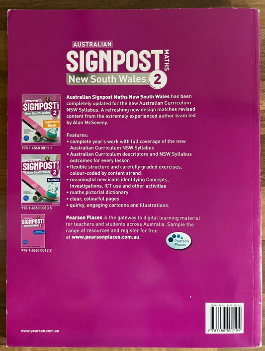 Australian Signpost Maths for NSW 2 by Alan & Rachel McSeveny (2013)