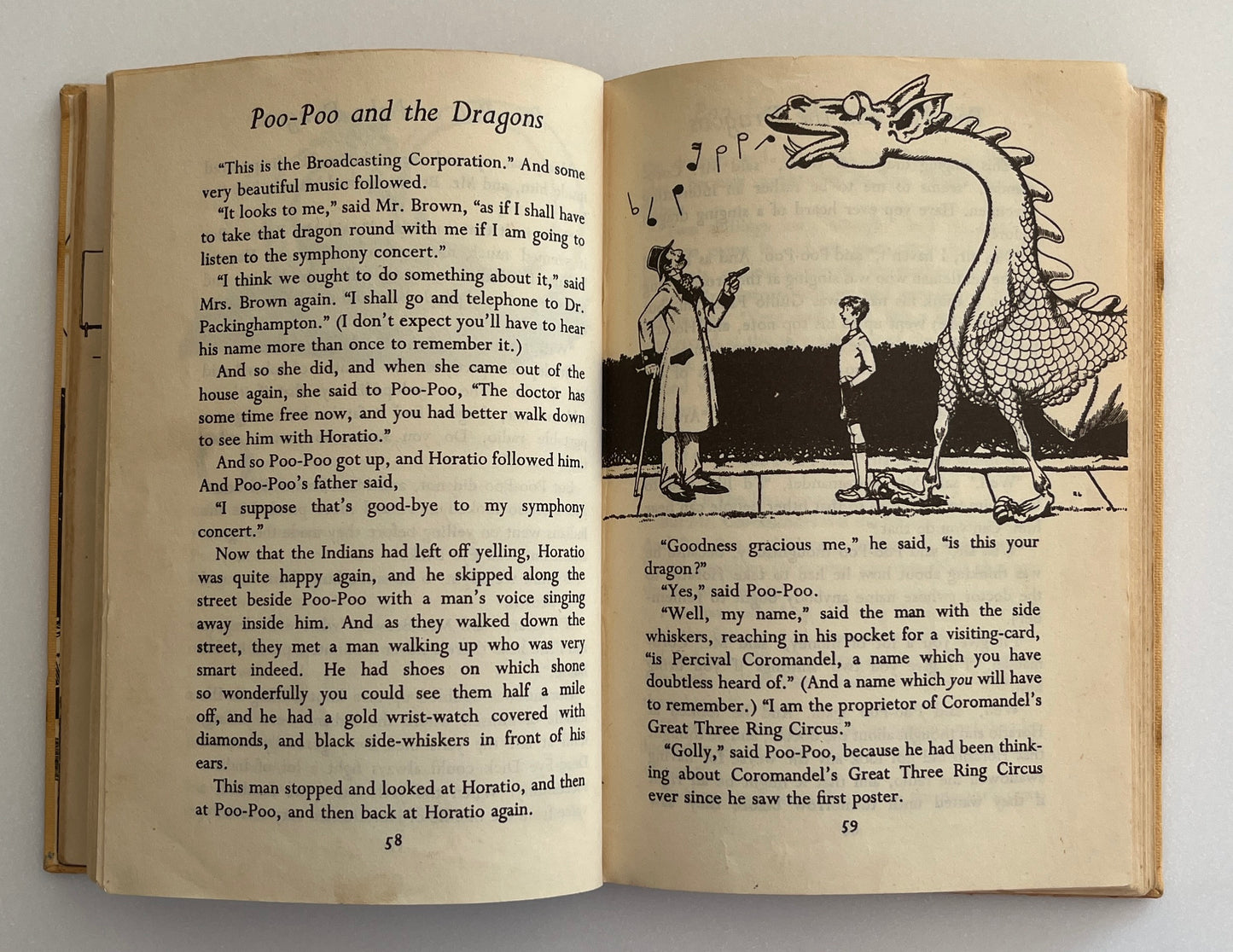 Poo-Poo and the Dragons by C.S. Forester his book for children, HC/DJ, 1963