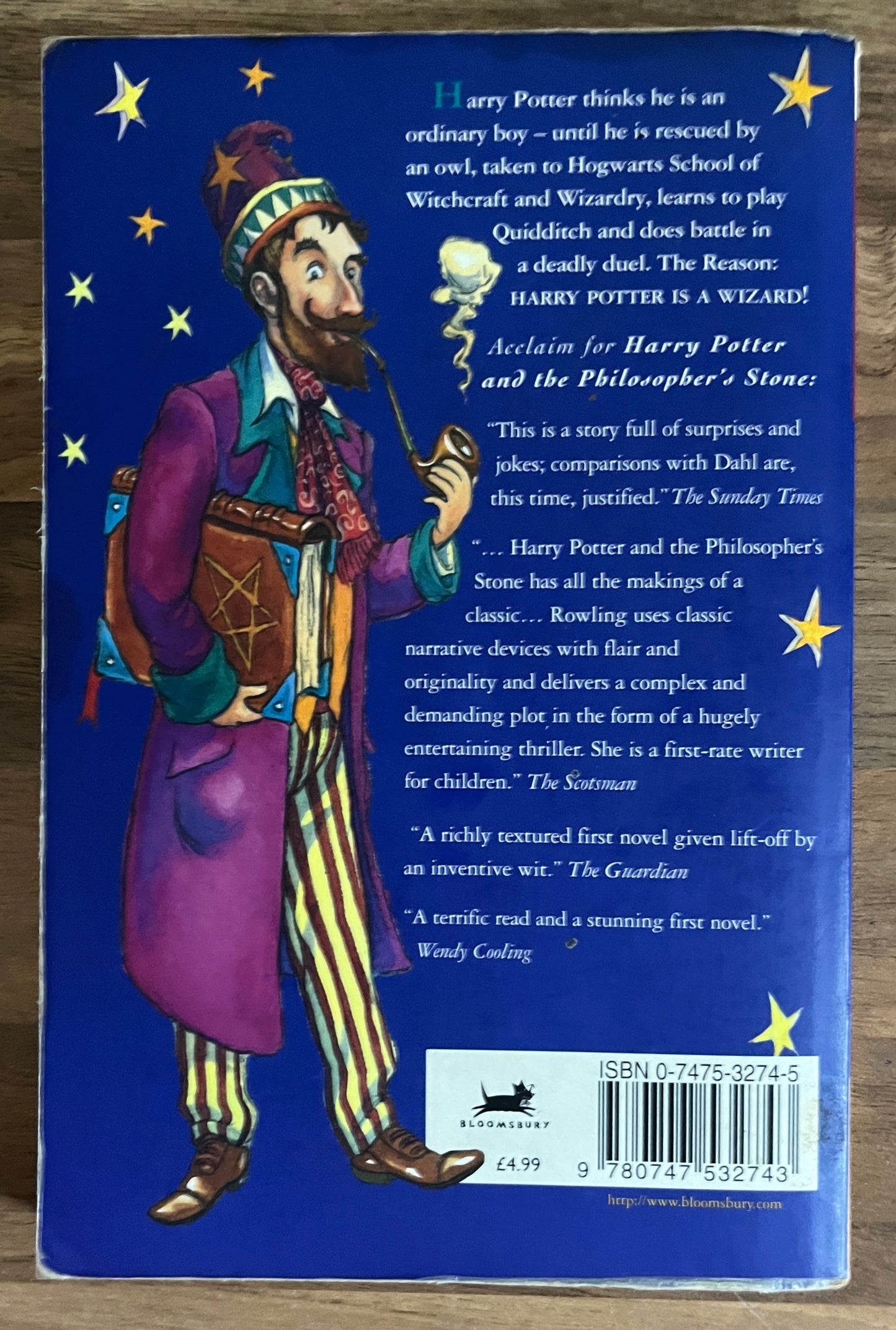 Harry Potter and the Philosopher's Stone, PB 1st Aust. Ed., 4th Print Joanne Rowling