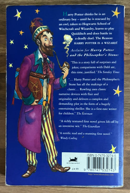 Harry Potter and the Philosopher's Stone, PB 1st Aust. Ed., 4th Print Joanne Rowling