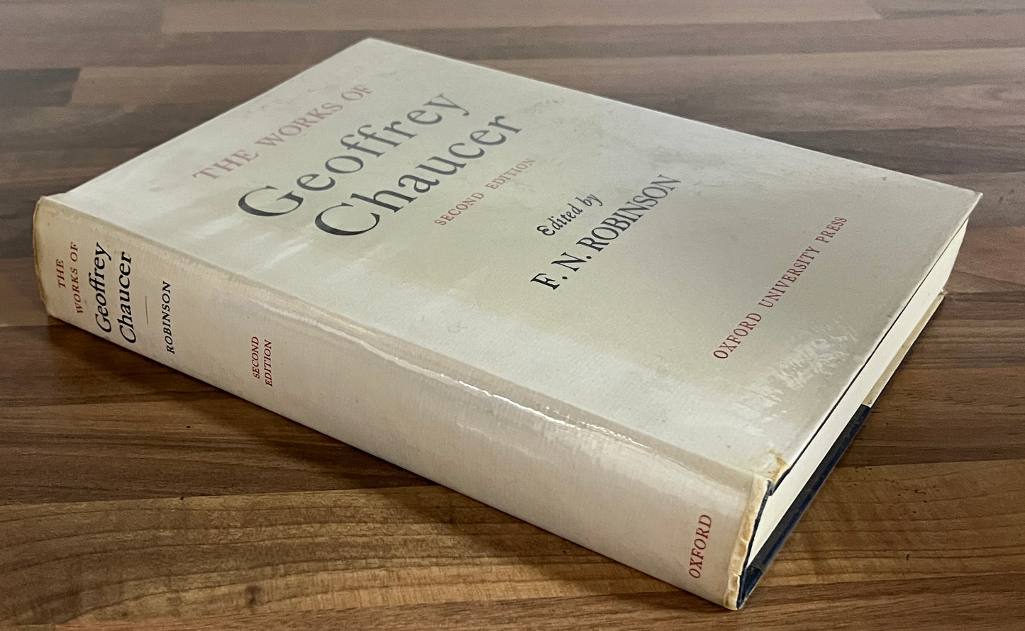 The Works of Geoffrey Chaucer- F N Robinson HC/DJ, 2nd Ed. 1970 (OUP)
